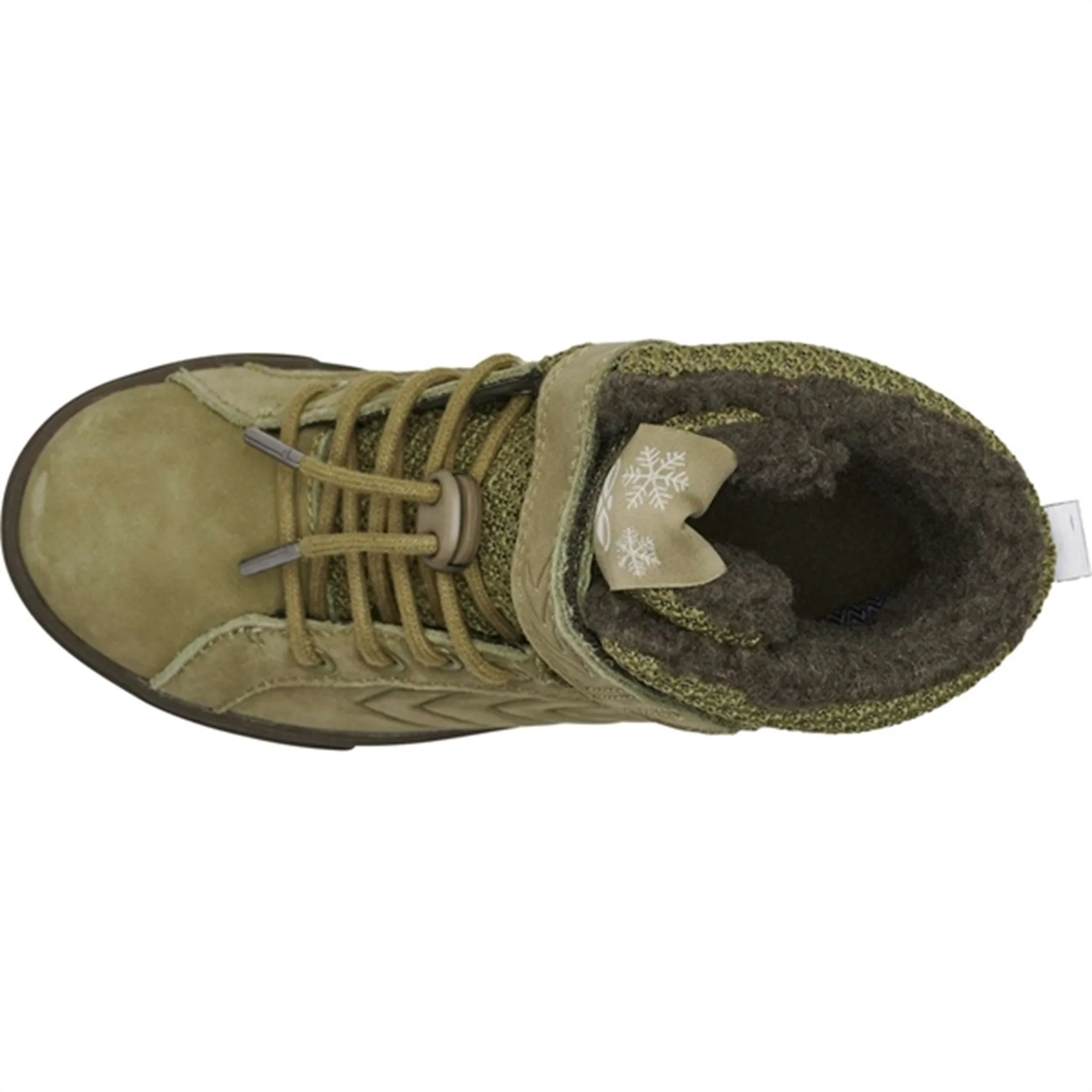 Hummel Green Moss Splash Tex JR Boots Winter Travel Footwear Snow Guard