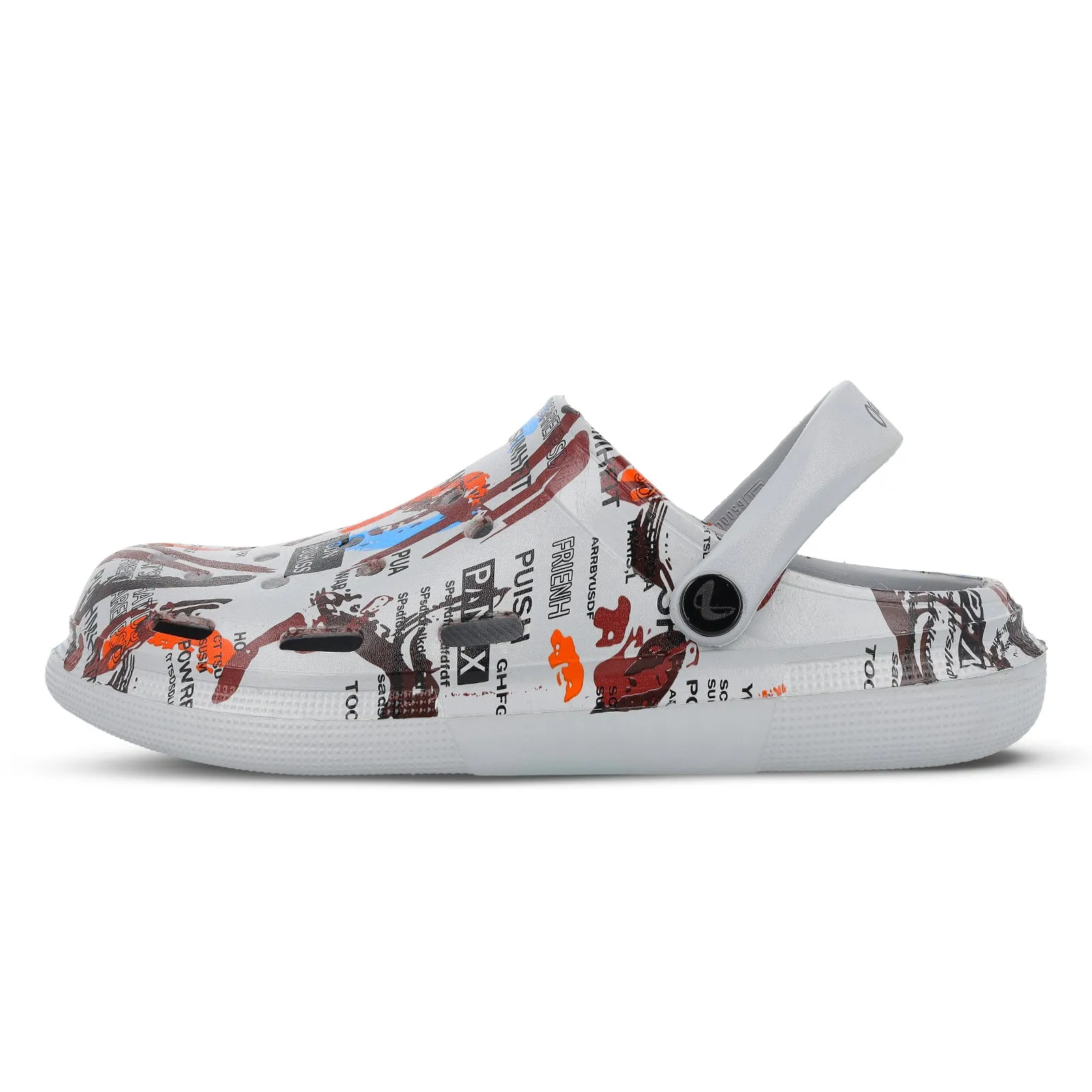 Men's Clogs  - WC8824 Light Grey UV Protection