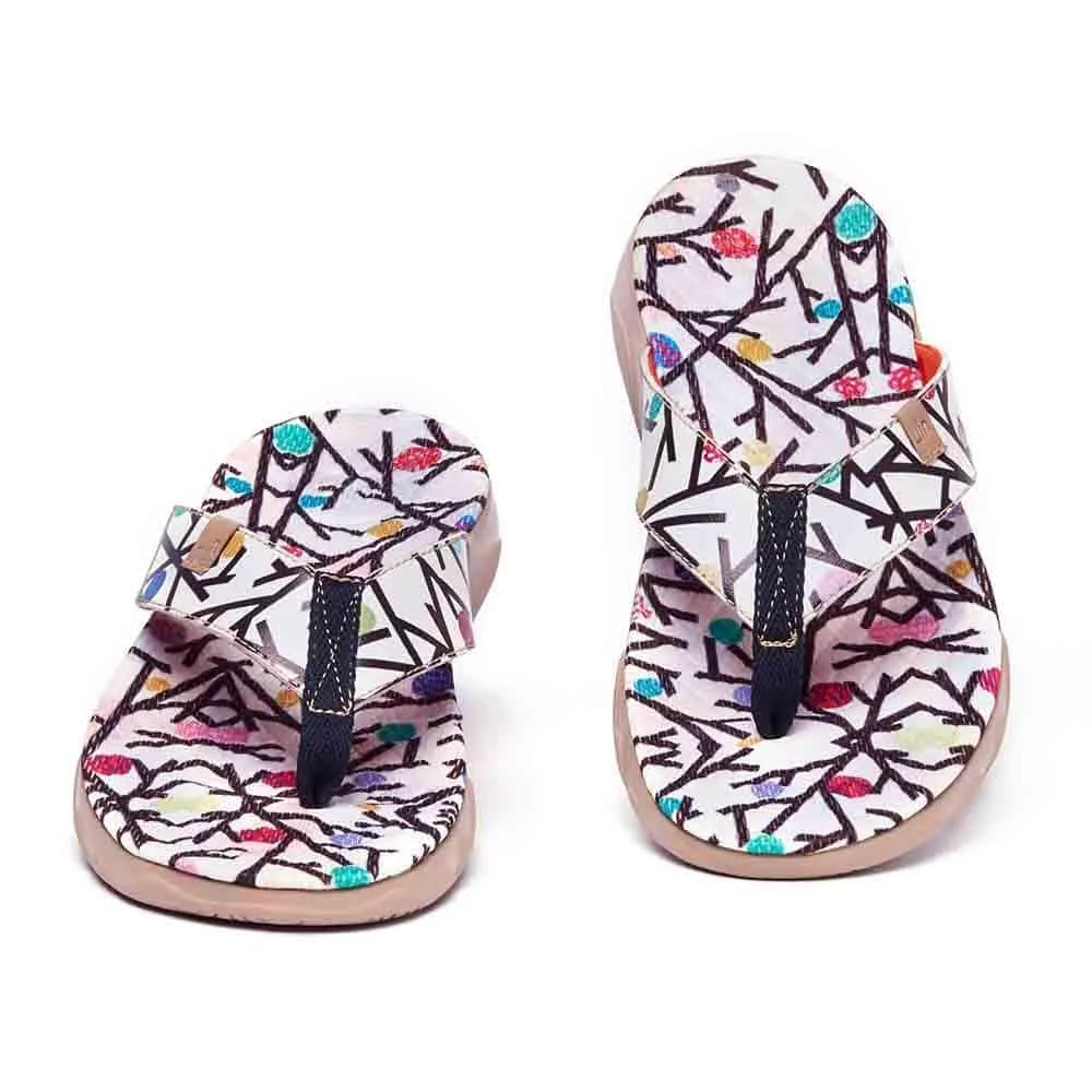 Branches Women Majorca Flip Flops Pool Vacation Look Garden Holiday Style