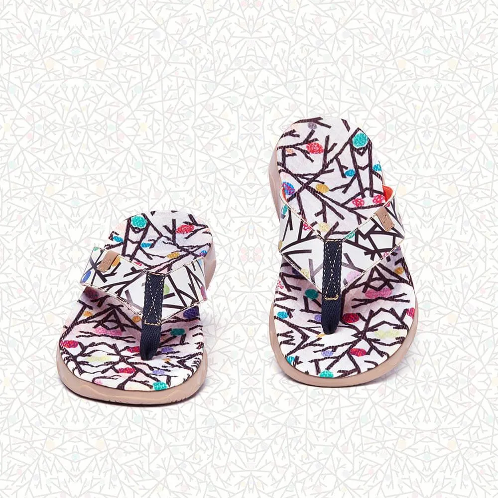 Easy Pack Gear Quick Walks Branches Women Majorca Flip Flops
