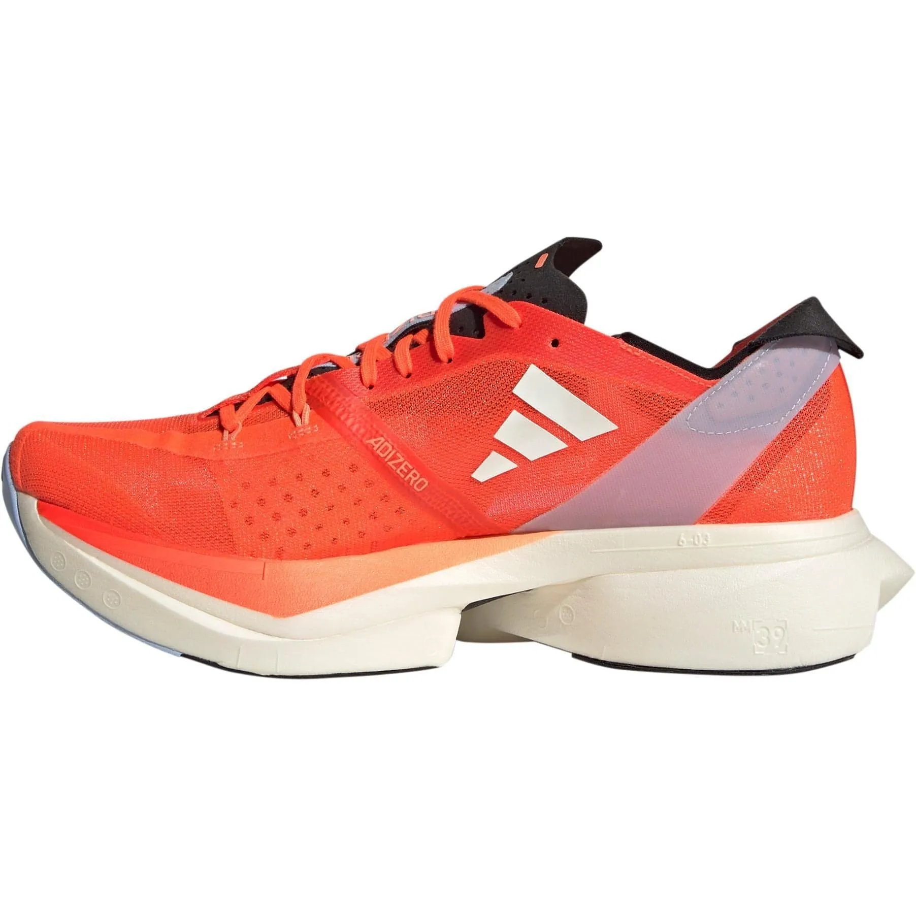 Wide Path Game Ready adidas Adizero Adios Pro 3 Running Shoes - Red