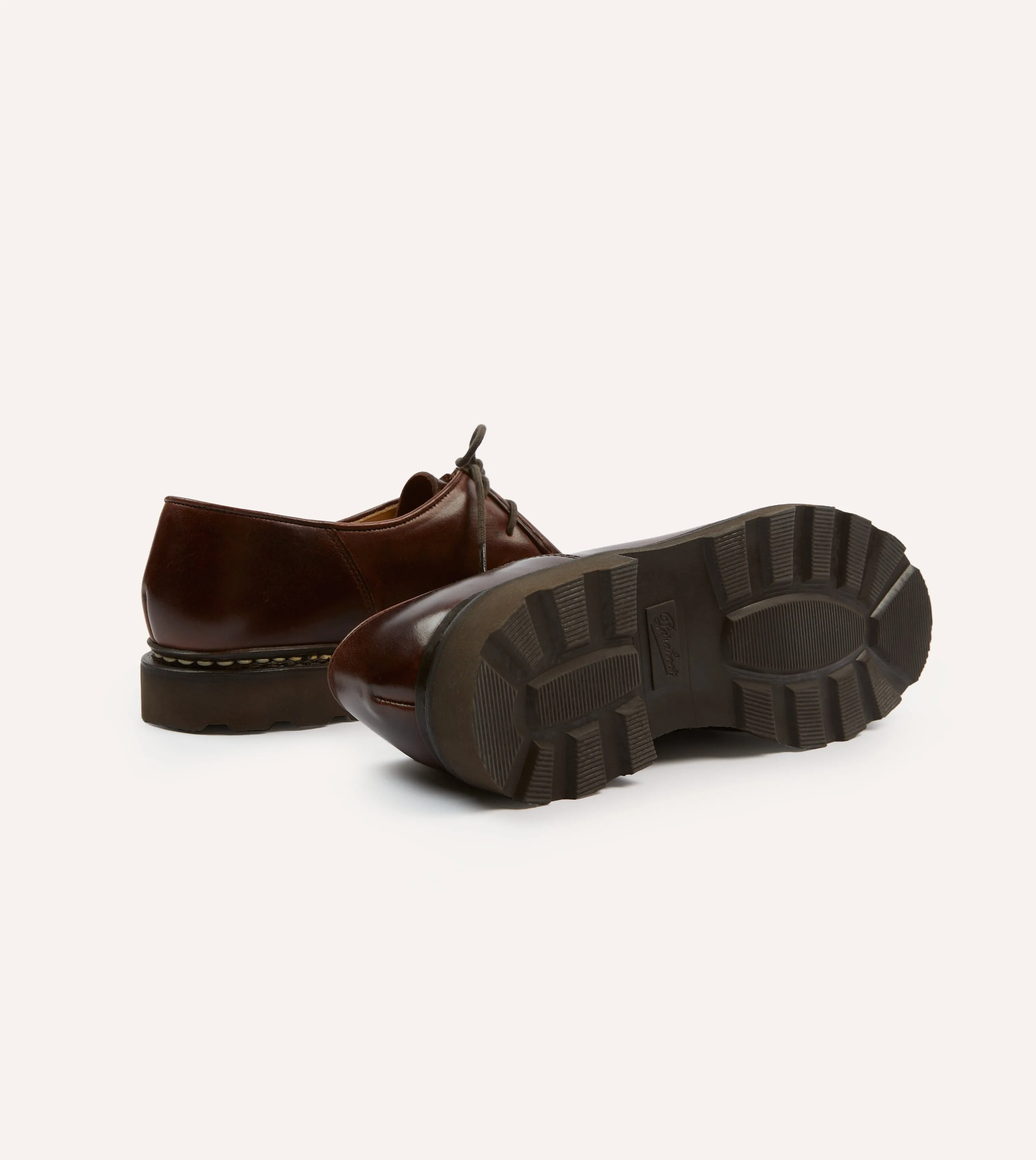 Wardrobe Base Winter Warm Paraboot Michael Brown Leather Derby Shoe