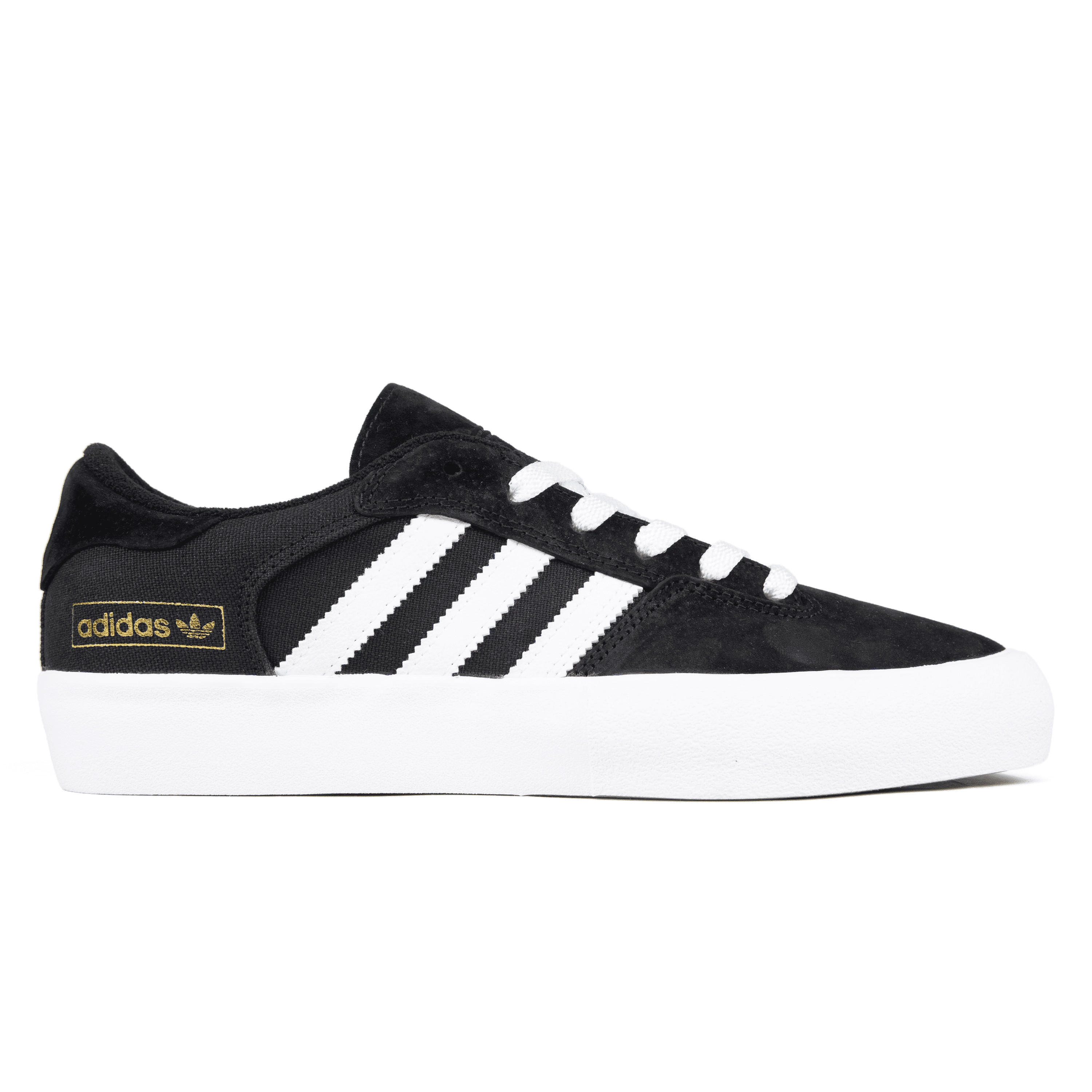 Adidas Skateboarding Matchbreak Super Shoes - Core Black/White/Gold Metallic Rugged Ride Smooth Form