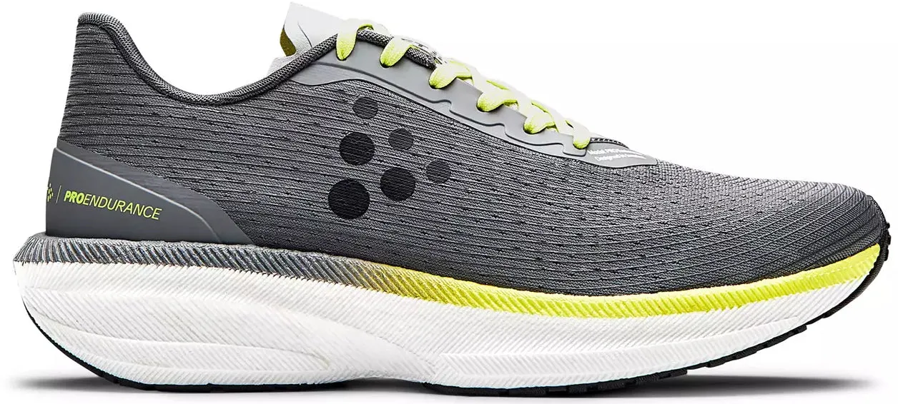 Leg Slim Wide toe box Craft Pro Endur Distance Mens Running Shoes - Grey