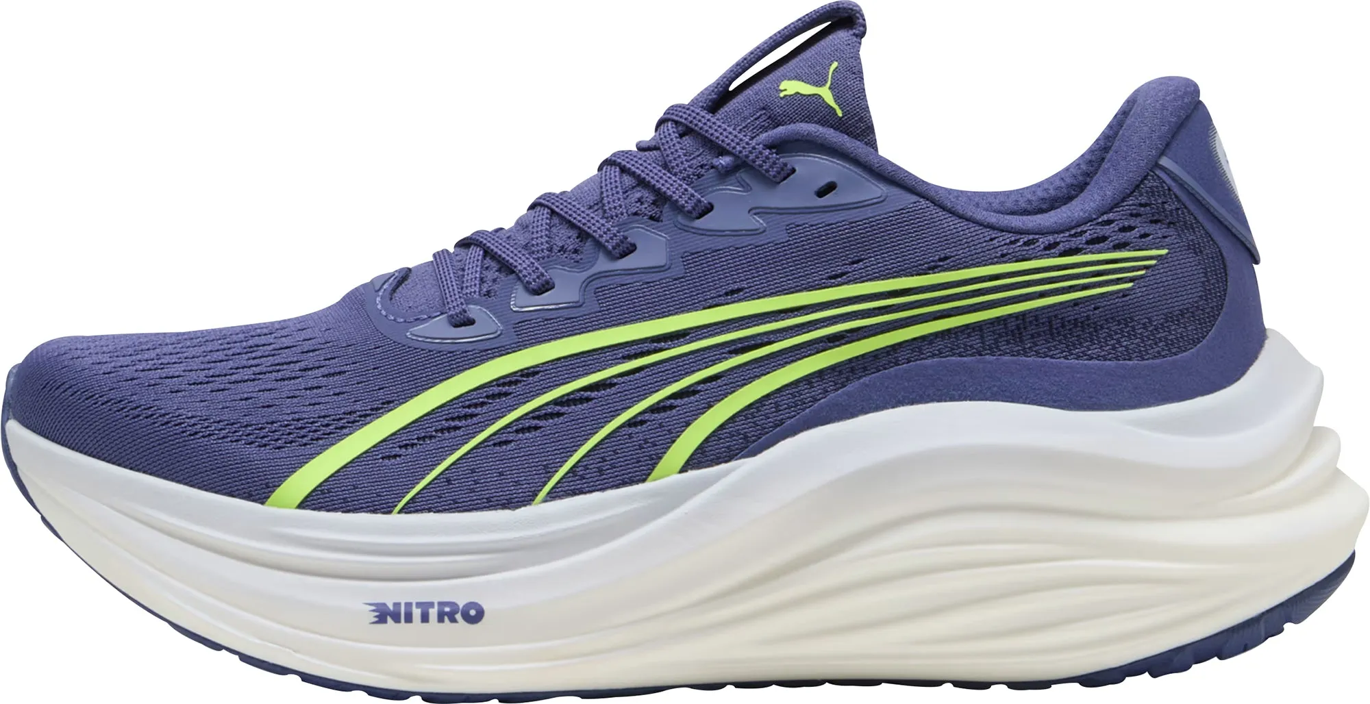 Puma MagMax Nitro Mens Running Shoes - Blue Responsive Cushion Weekend Warriors material