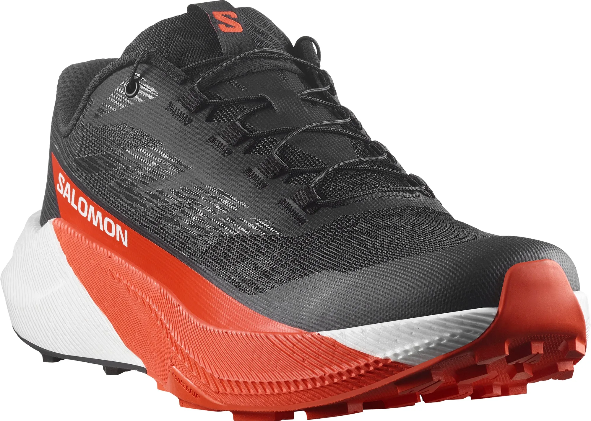 Salomon Pulsar Mens Trail Running Shoes - Black Adjustable Straps