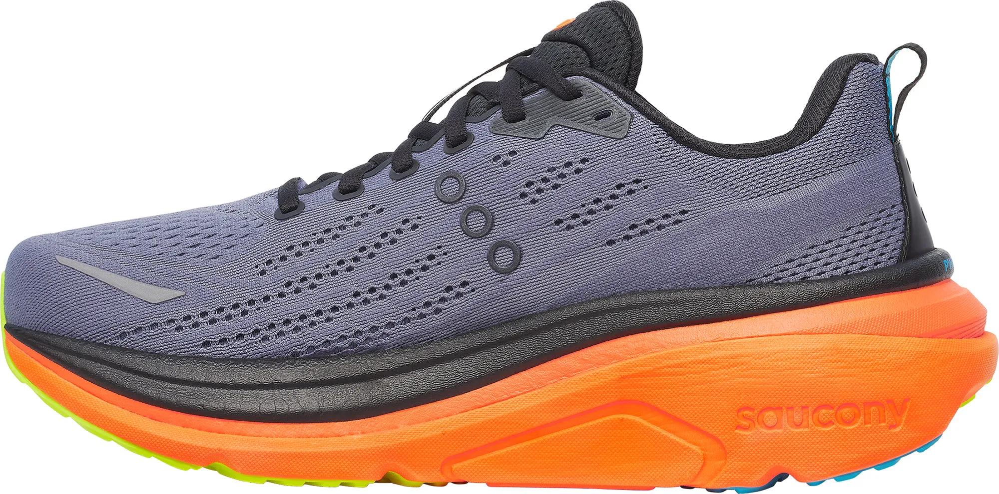 Saucony Hurricane 25 Mens Running Shoes - Grey Pilates Cool