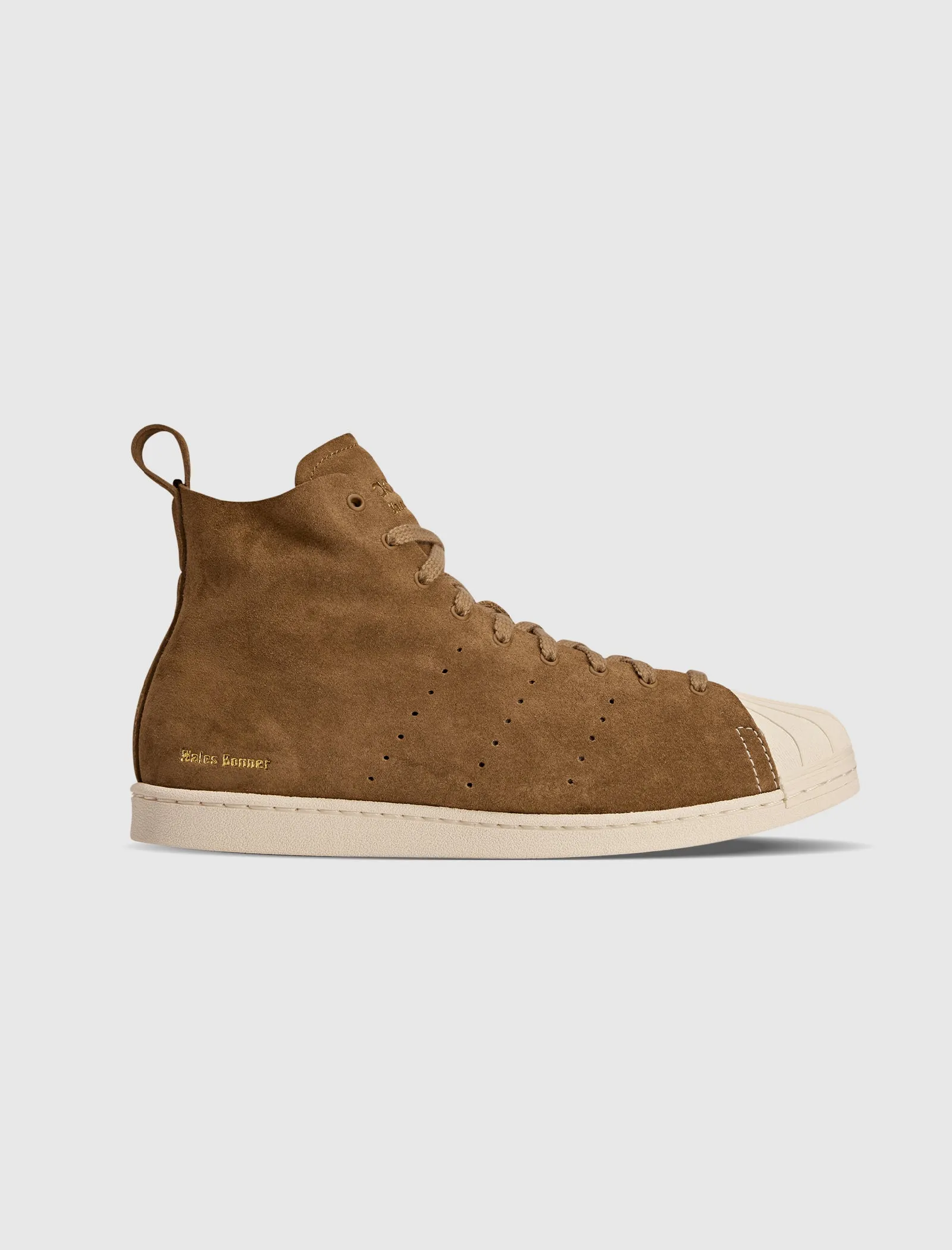Lightweight Form Casual Wear Cold Guard WALES BONNER SUPERSTAR HI "TAN/CREAM"