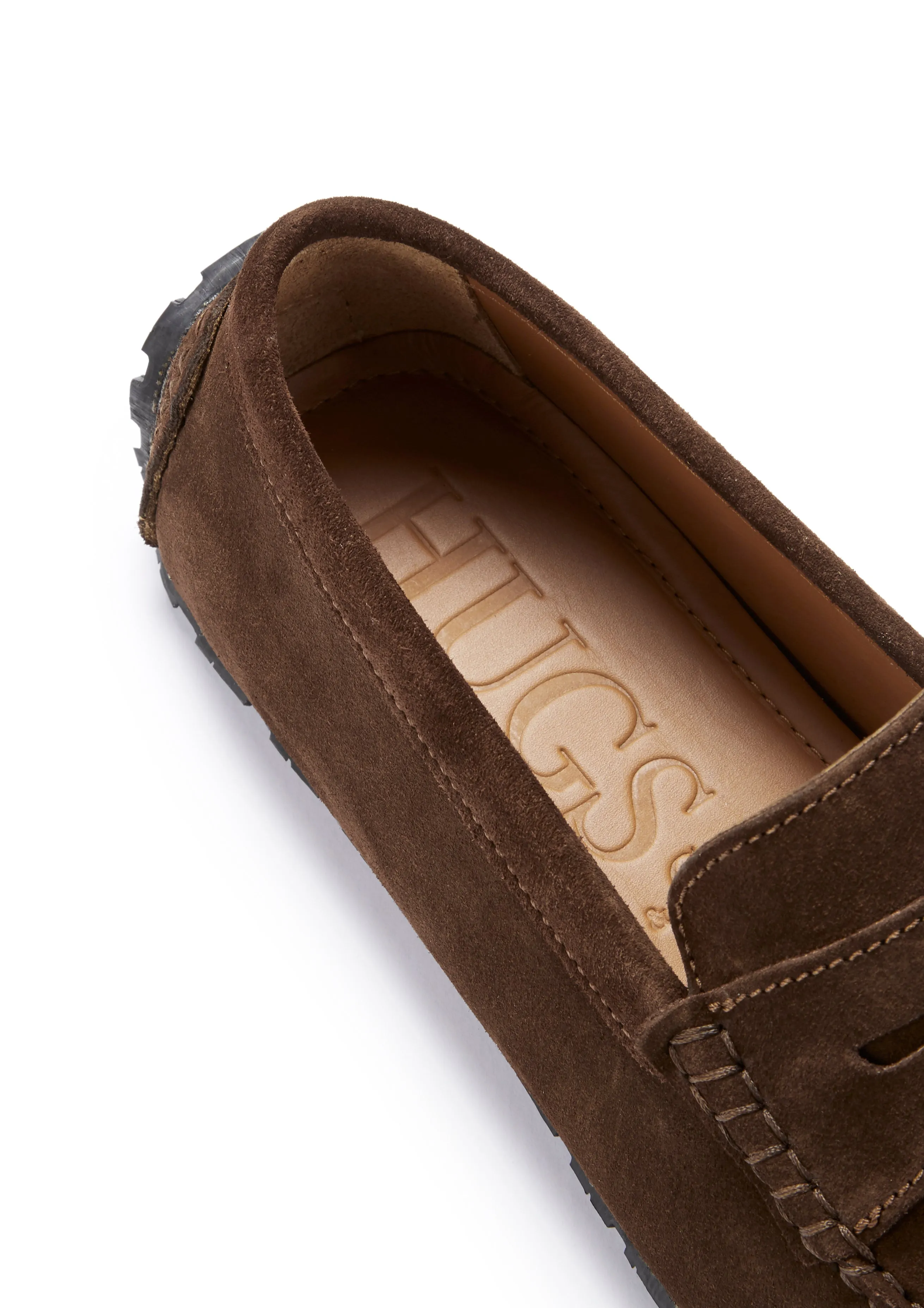 Daily Wear casual wear shoes Tyre Sole Penny Driving Loafers, brown suede