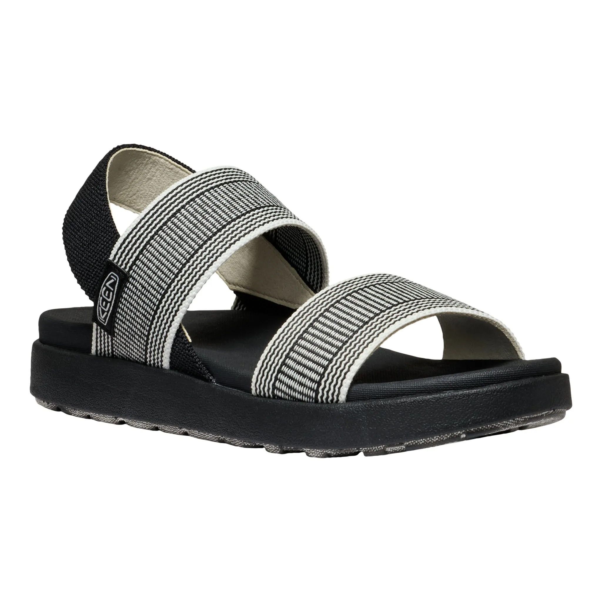 Women's Elle Backstrap Black/StarWhite Stylish Adventure Footwear