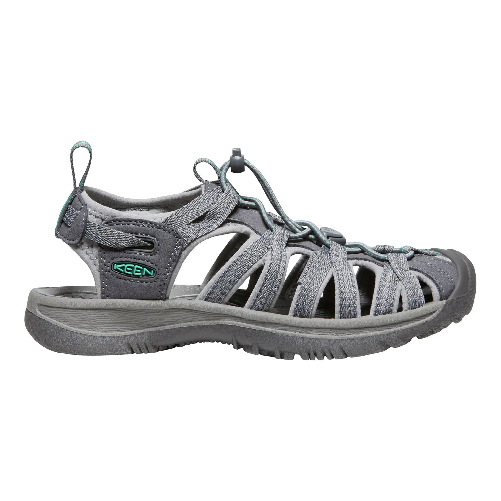Comfort All-Day Canvas Material Women's Whisper Medium Grey/Peacock Green