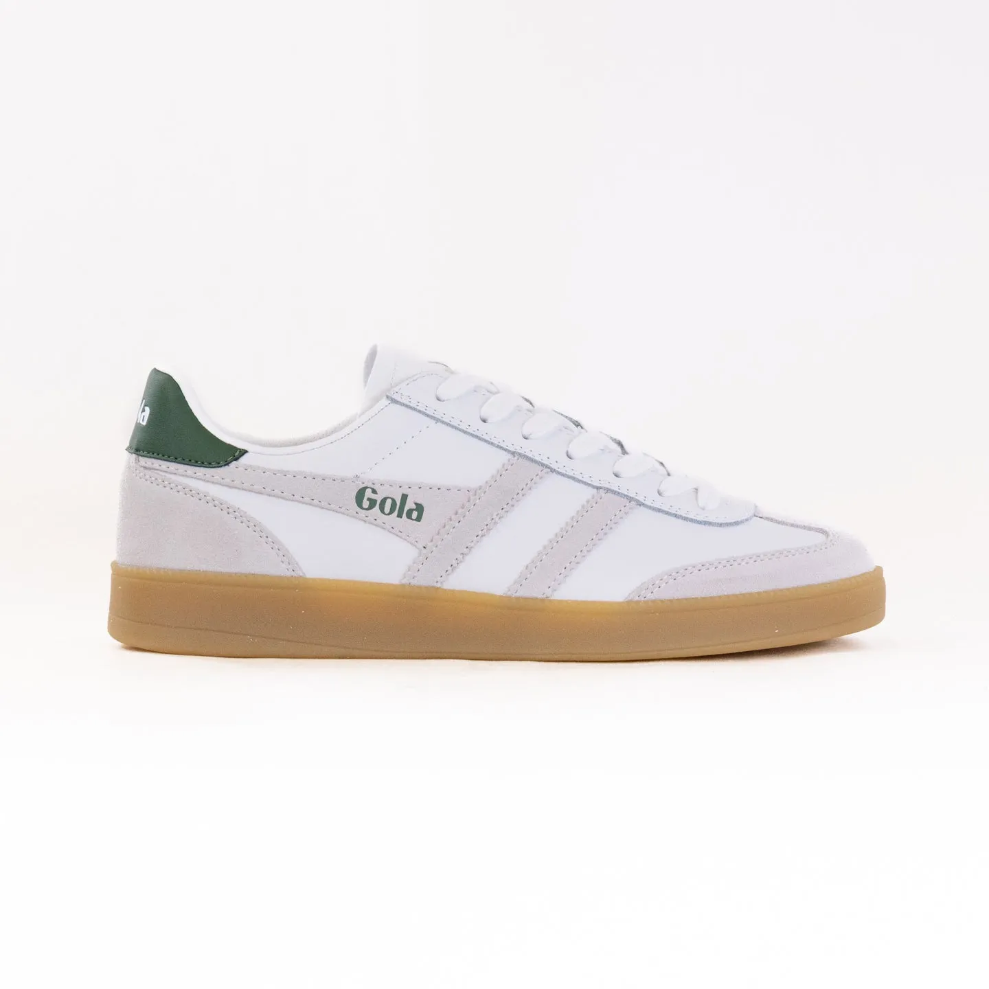 Beach Gola Classics Viper Leather (Men's) - White/White/Evergreen/Gum