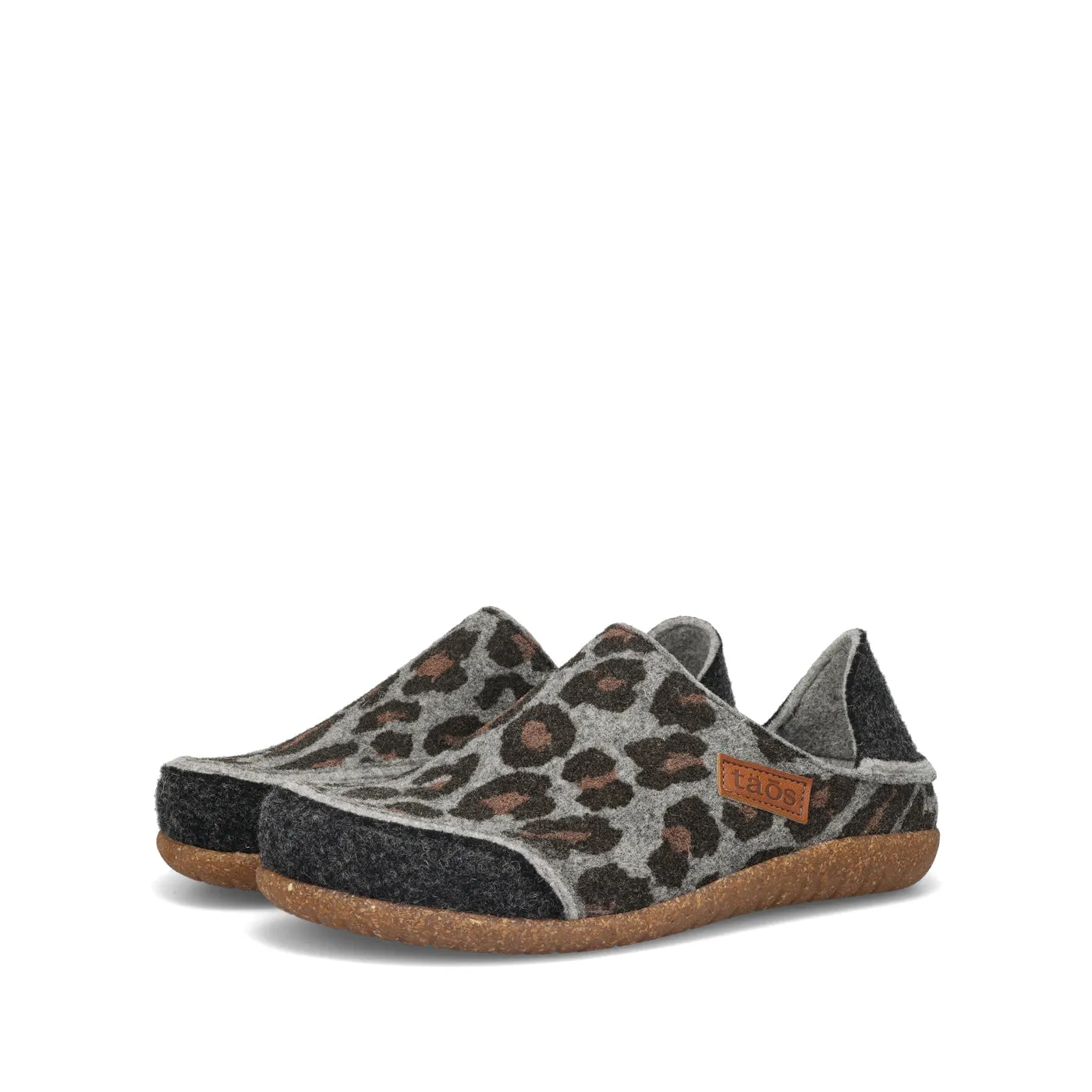 Sandal Clasps Preppy Pop Convertawool - Charcoal Leopard