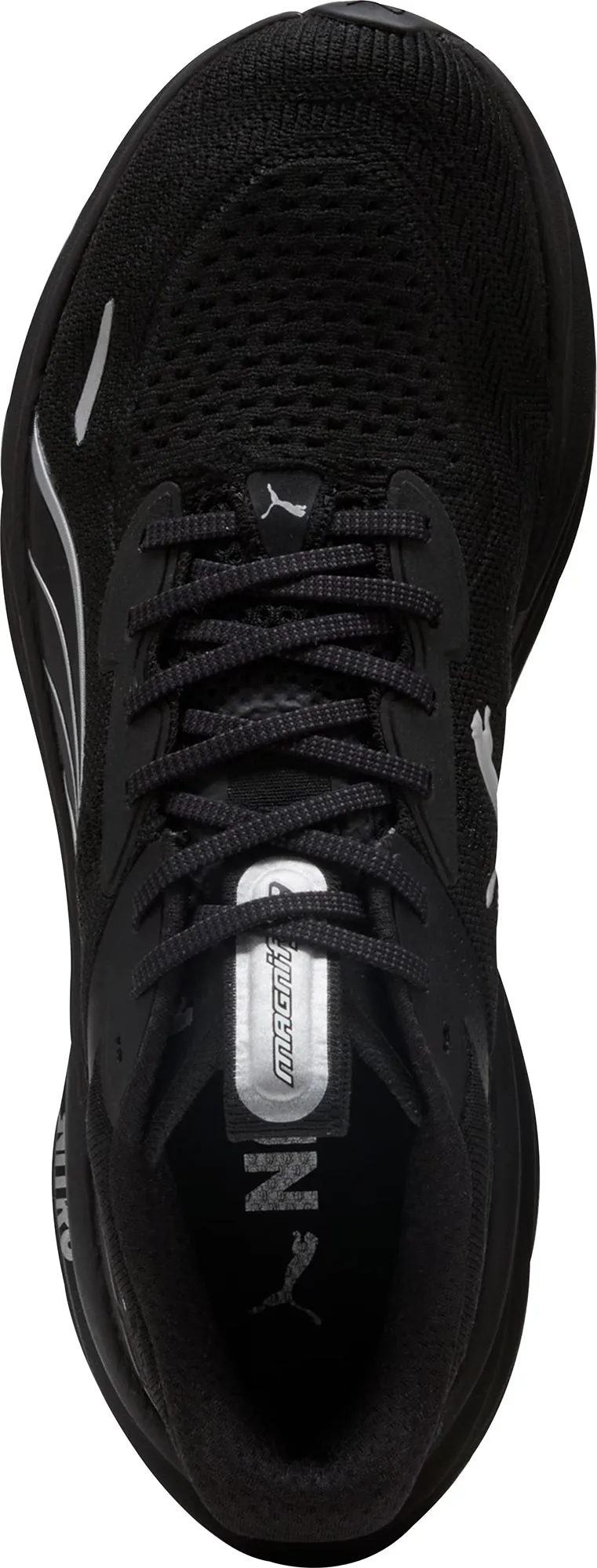 Puma Magnify Nitro 3 Mens Running Shoes - Black Breathable Beach Walk