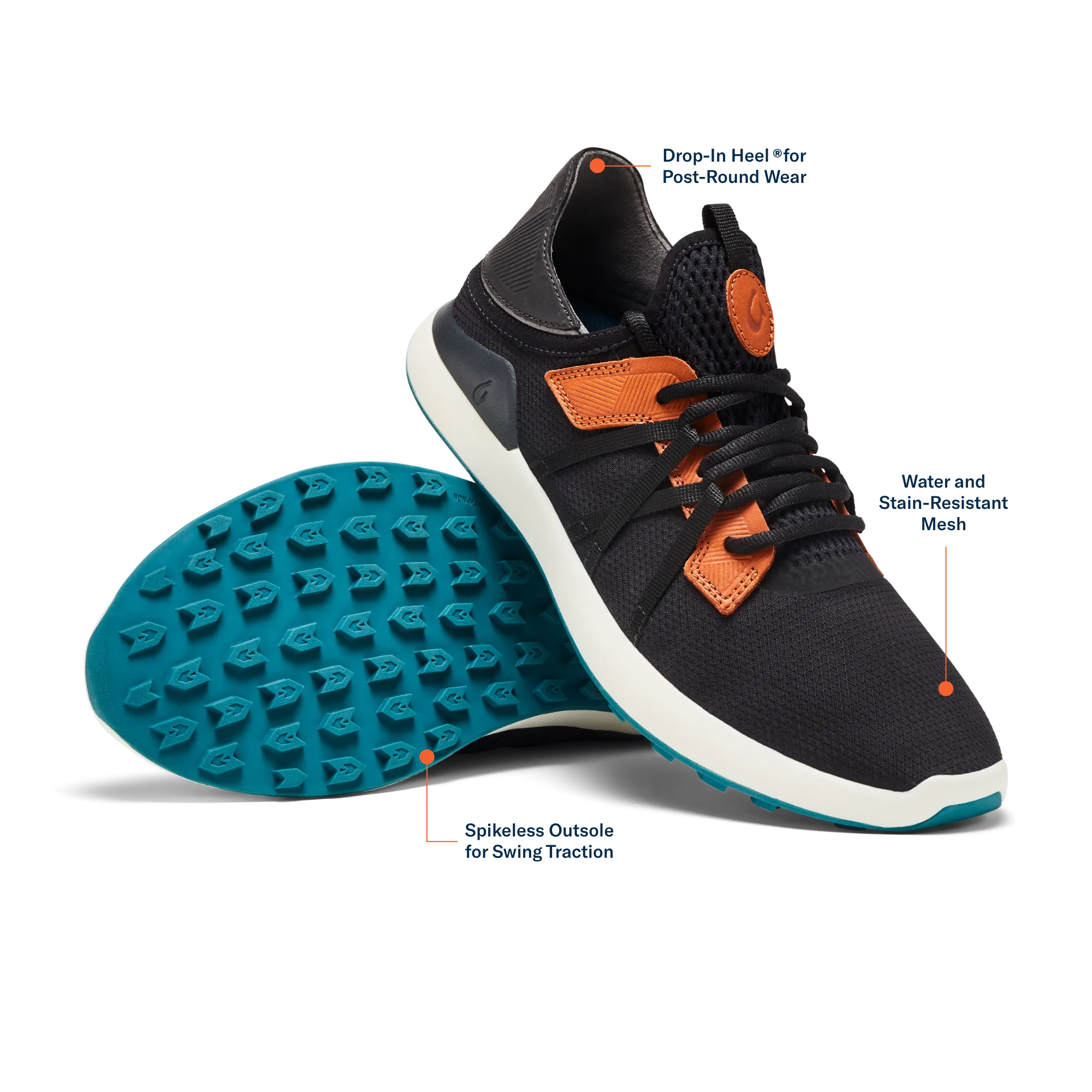 LightweightSole Comfort Rise Pro Manele - Black / Dark Shadow