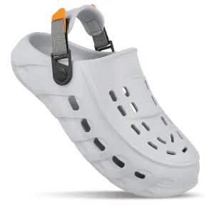 Comfortable summer shoes Minimal Feel Men's Clogs  -  WC8814 Light Grey