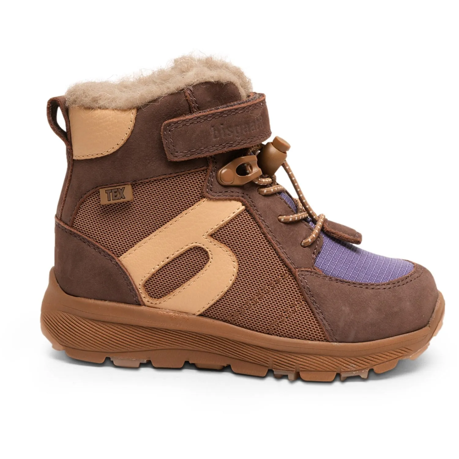 Bisgaard Plum Marlon Tex Bootr Winter Travel Footwear Elastic