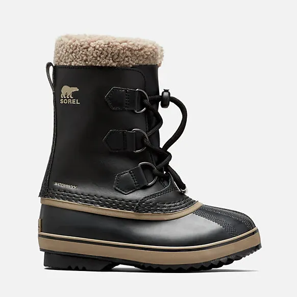 Sorel Black Yoot Pac Children's/Youth Boot Extreme Conditions Protection