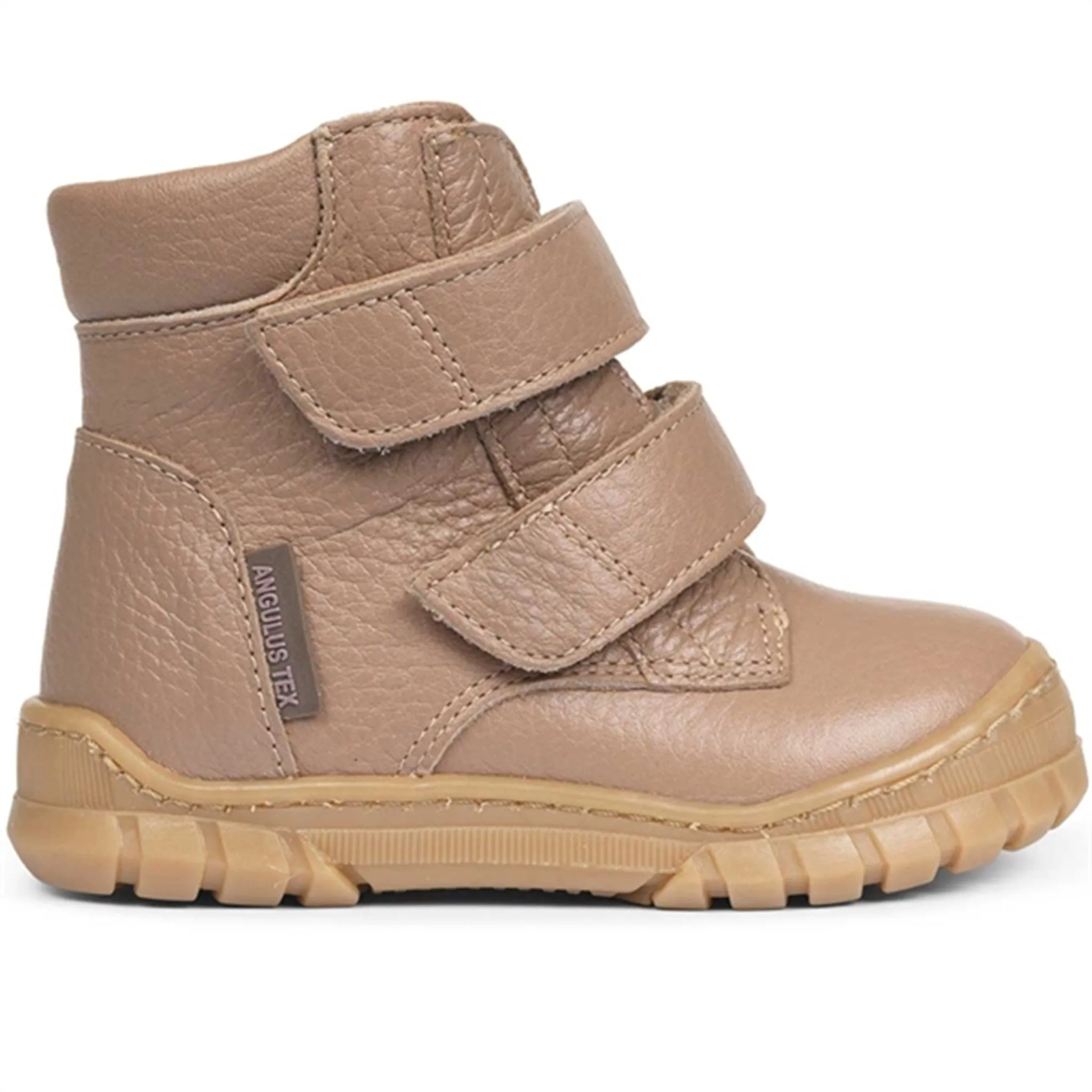 Snow Fun Padded Angulus Beginner TEX Boots w. Velcro Dusty Makeup 2025-401-2550