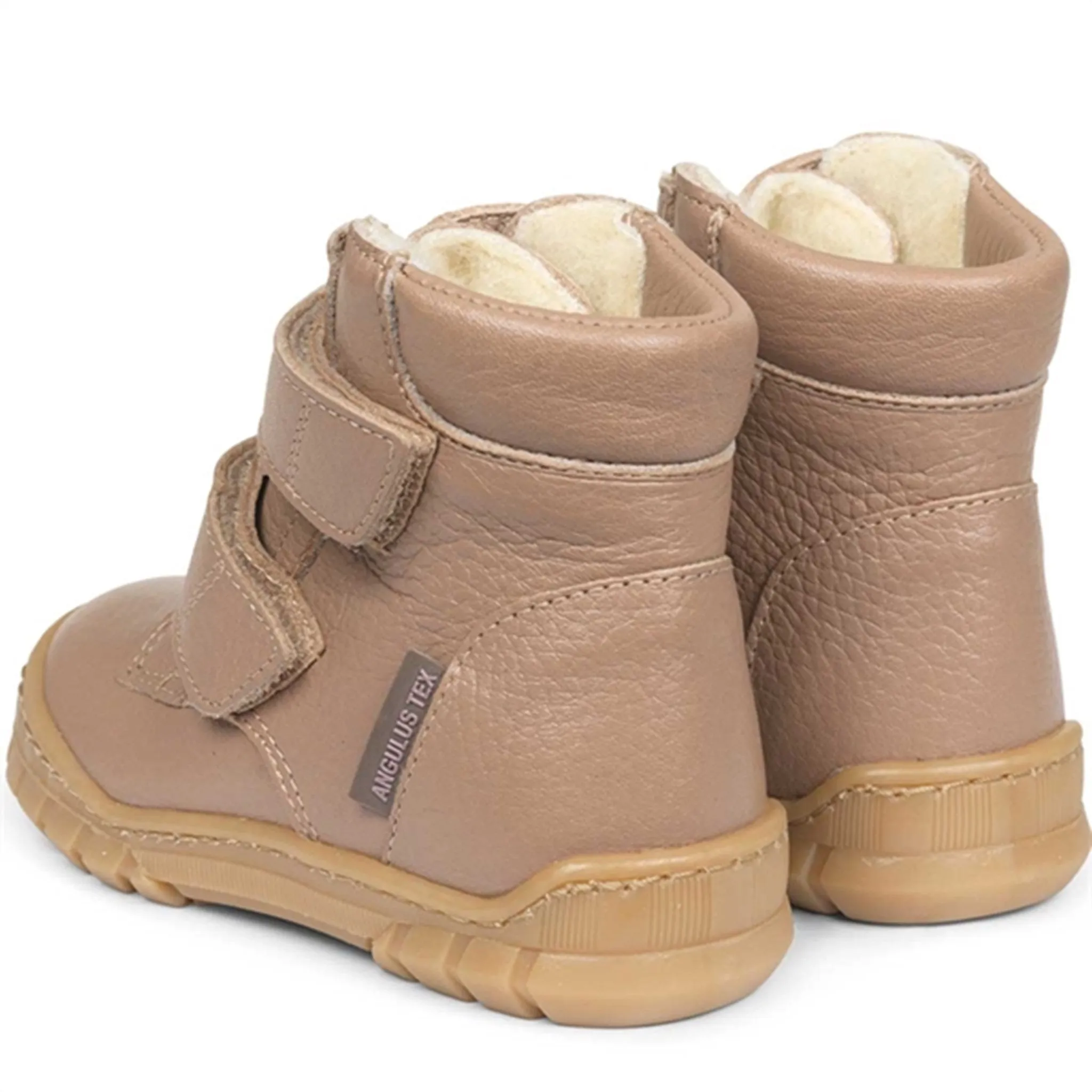 Angulus Beginner TEX Boots w. Velcro Dusty Makeup 2025-401-2550 Winter Hike
