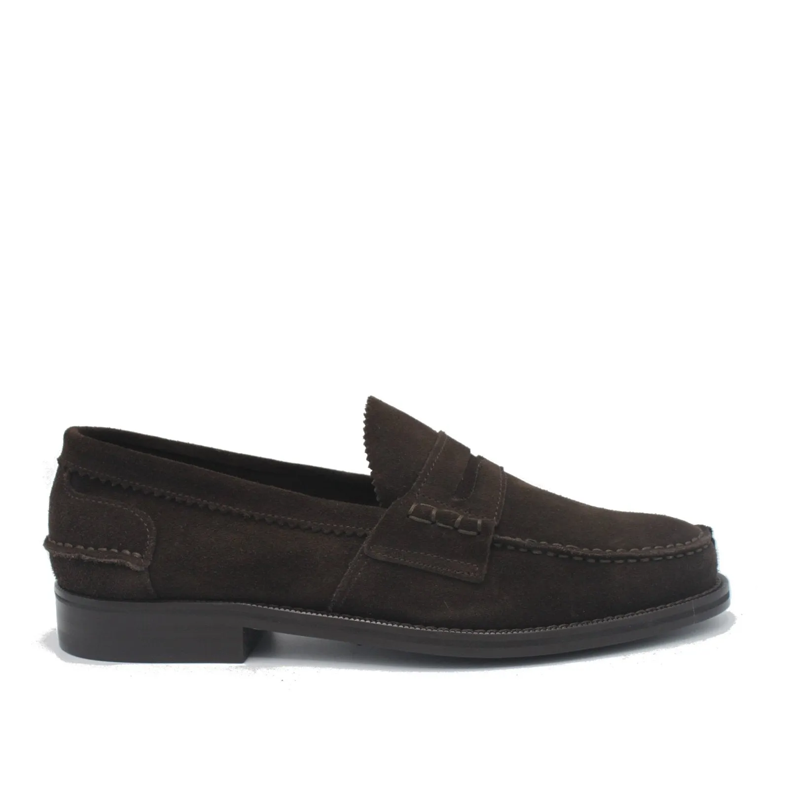 old town Minimal Appeal PENNY LOAFER DARK BROWN SUEDE