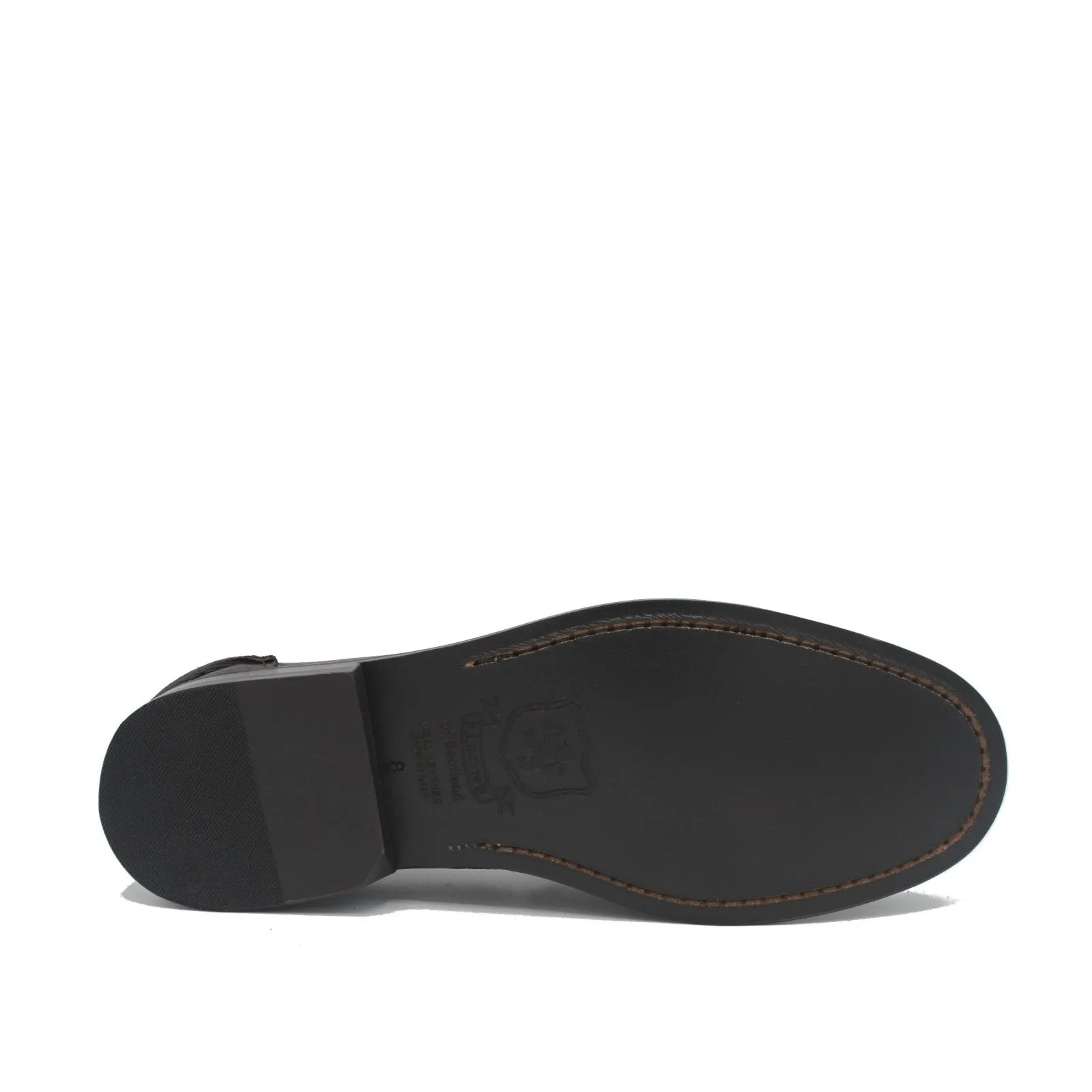 PENNY LOAFER DARK BROWN SUEDE Clear Steps