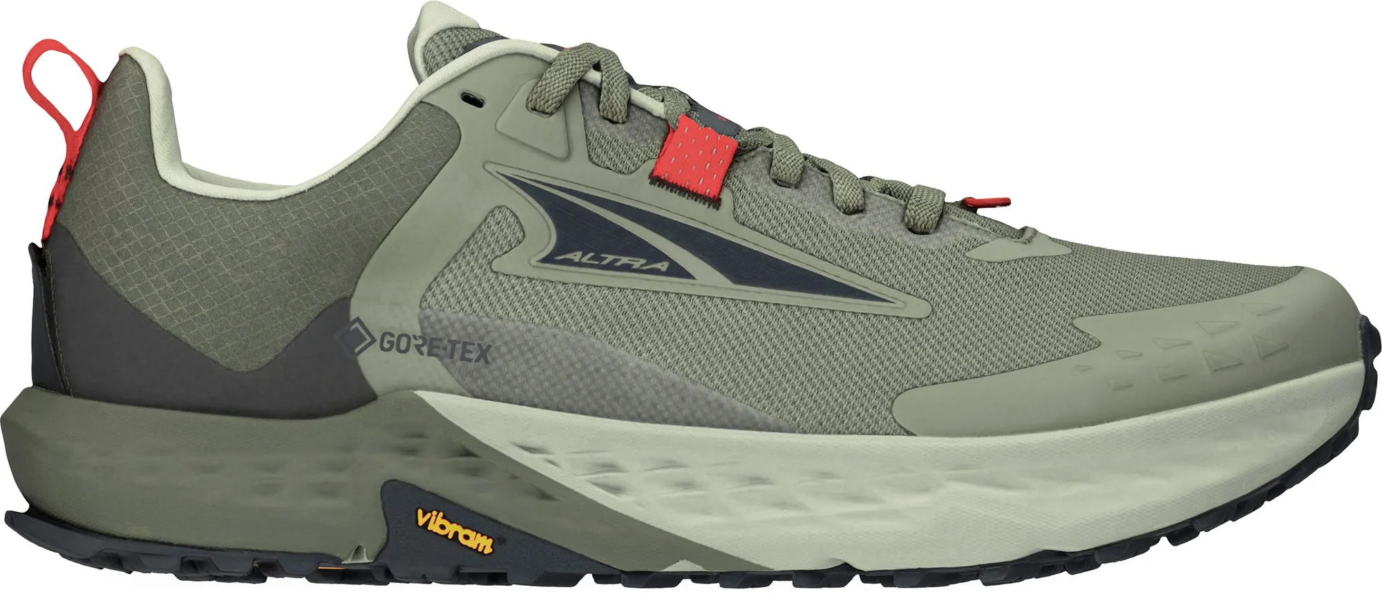 Altra Timp 5 GORE-TEX Mens Trail Running Shoes - Green forest walk Stage Pop