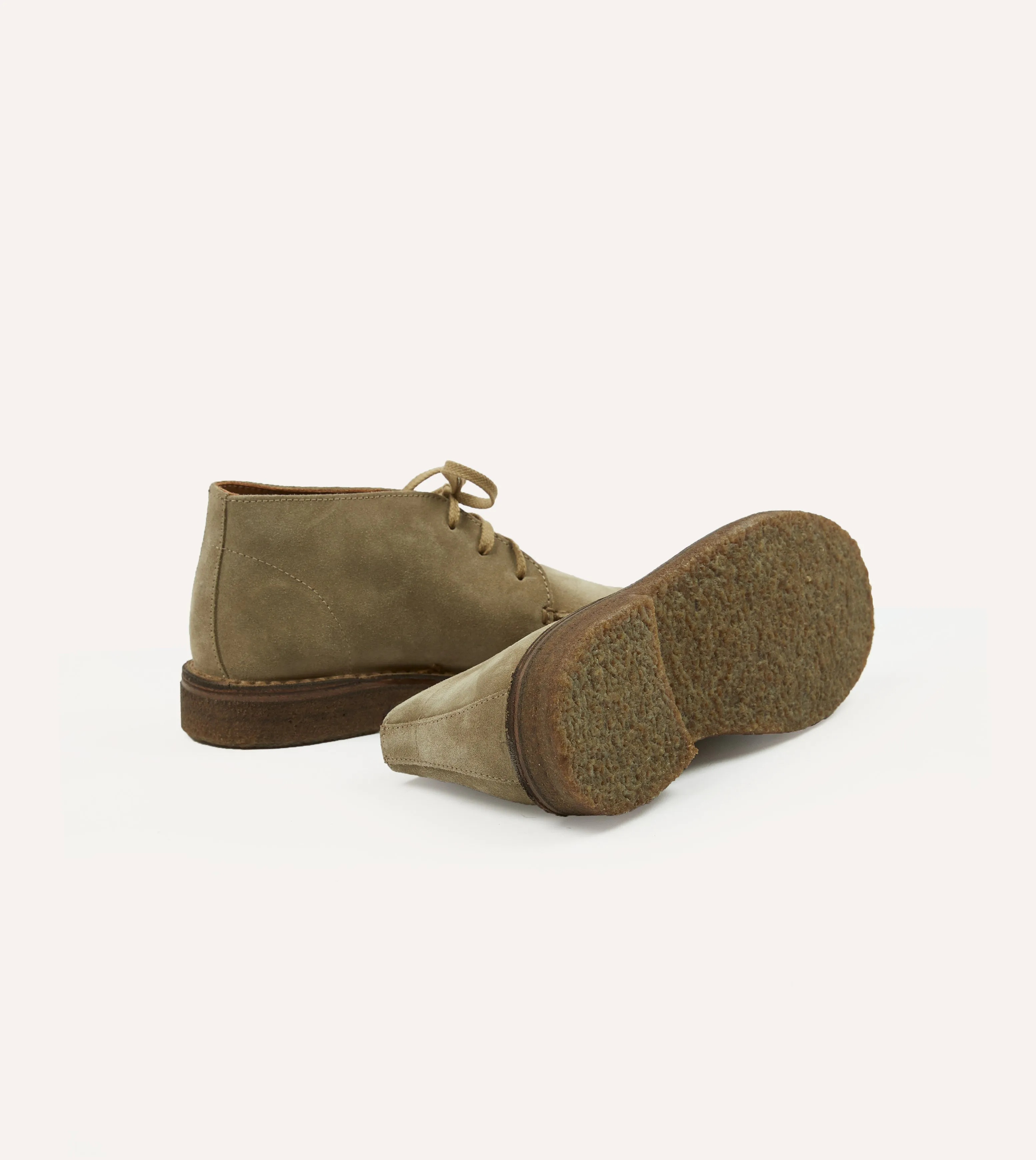 Crosby Moc-Toe Chukka Boot Sand Suede Action Fast Path Free
