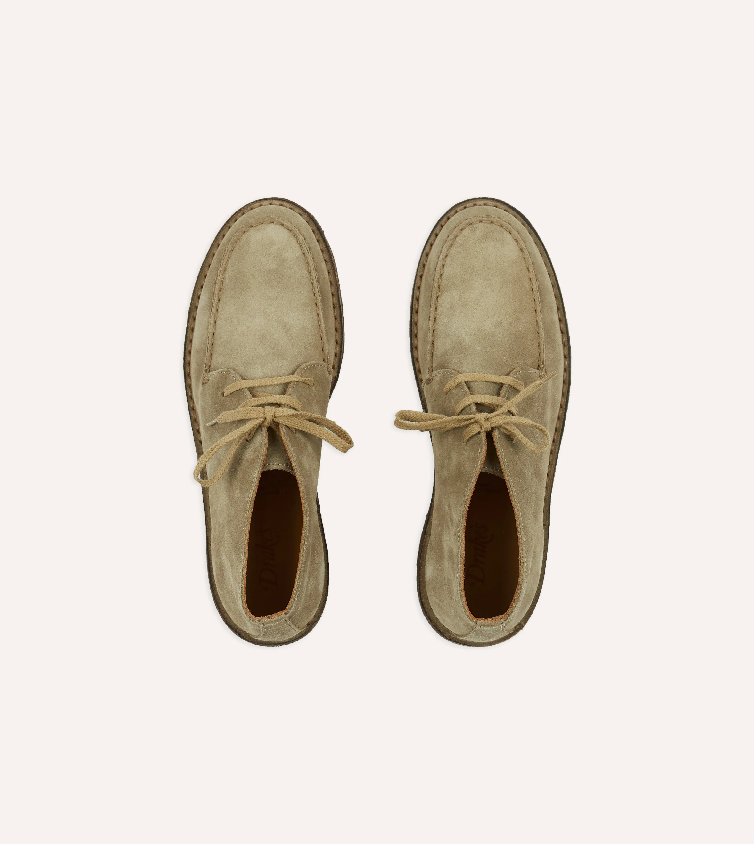 slow walk Crosby Moc-Toe Chukka Boot Sand Suede