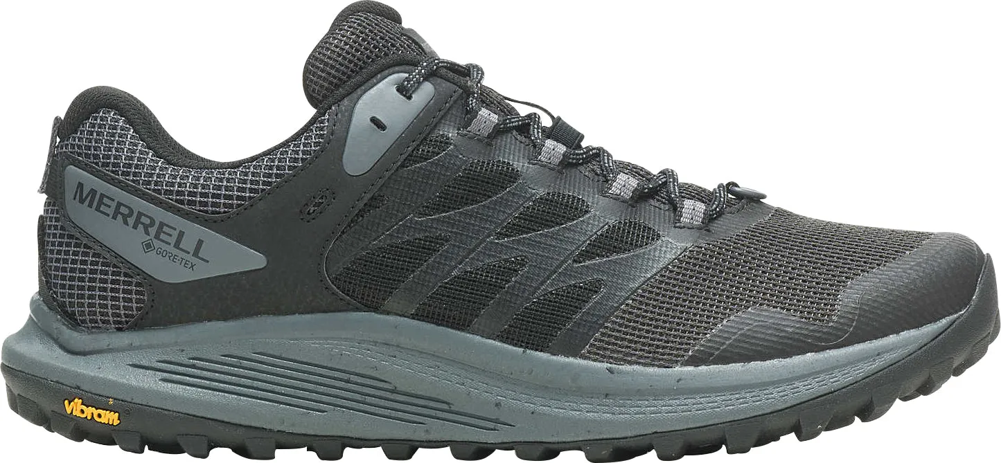 Merrell Nova 3 GORE-TEX Mens Trail Running Shoes - Black Comfortable Wear Pool Time