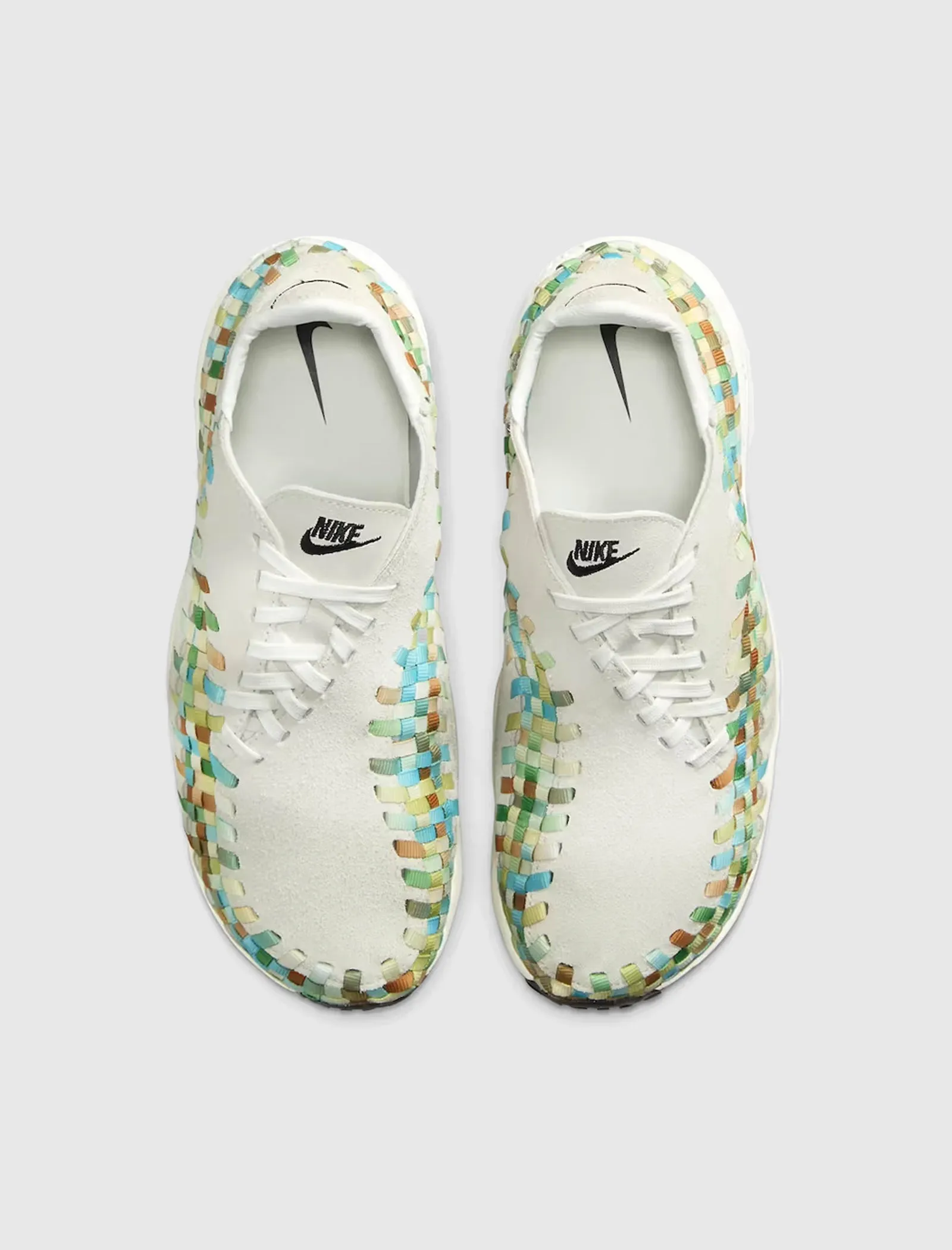 AIR FOOTSCAPE WOVEN "SUMMIT WHITE/BLACK SAIL/MULTI" Love Glow