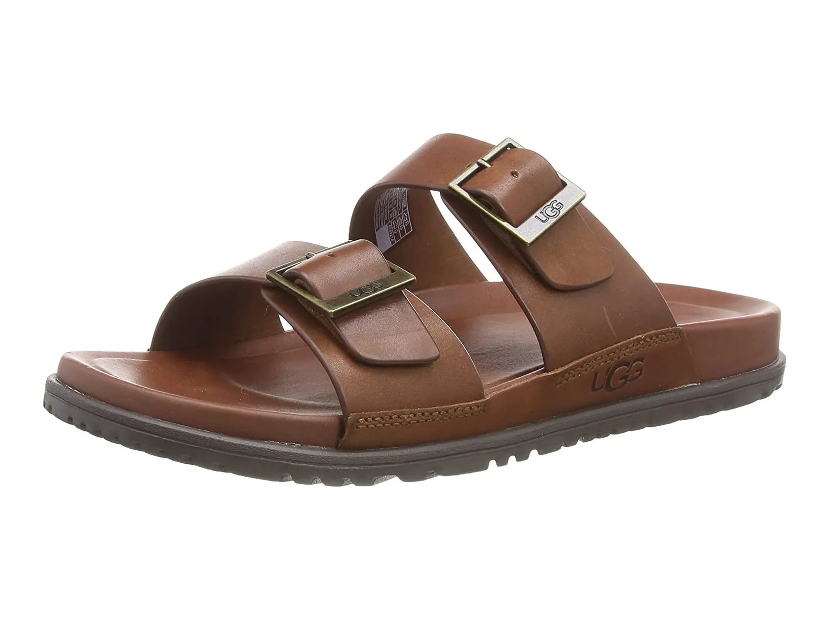 UGG Men's WAINSCOTT Buckle Slide Slipper Deep Shade Arch Support Health Focused