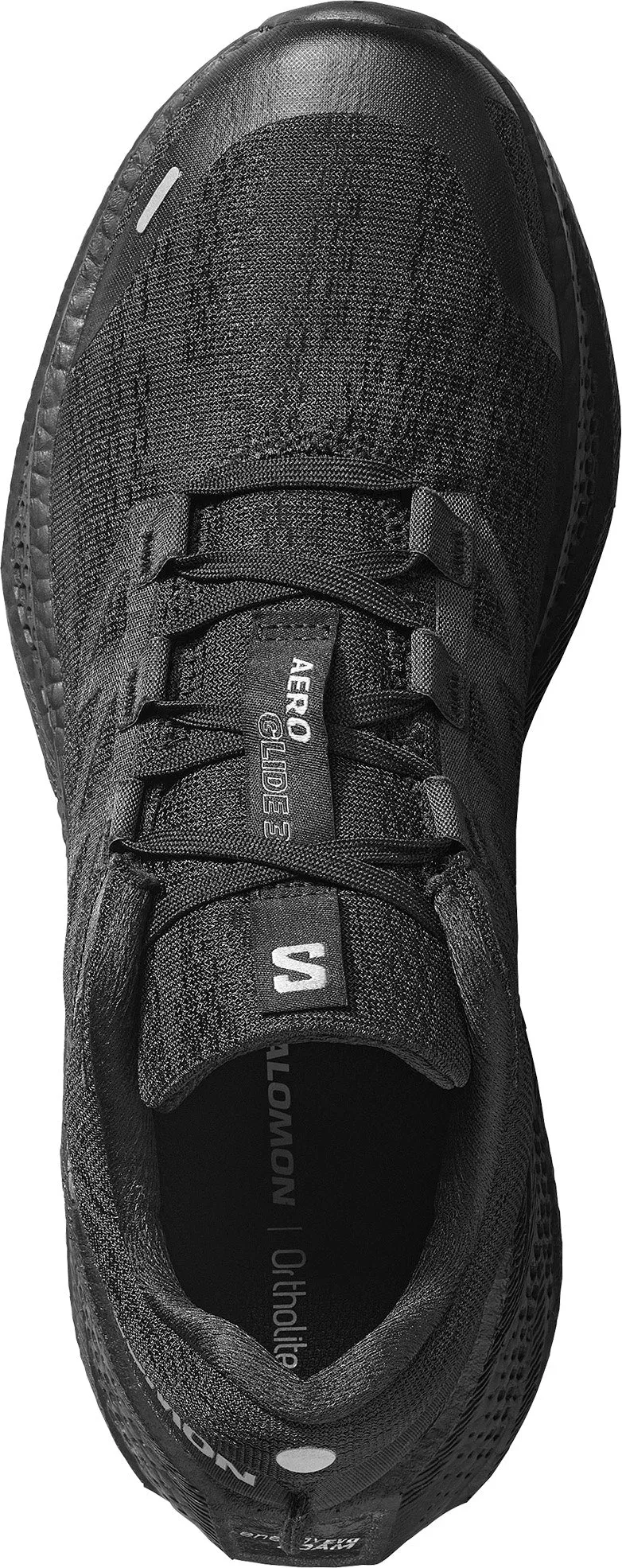 Wind Block Memory Foam Salomon Aero Glide 3 Mens Running Shoes - Black