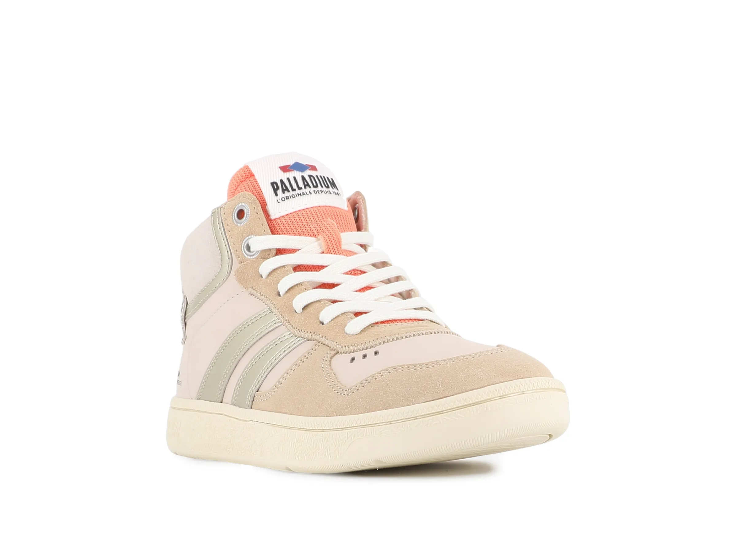 79503-114-M | PALLACUP CHUKKA LTH | ALMOND MILK/GOLD Arch Support Urban Walkers Fit