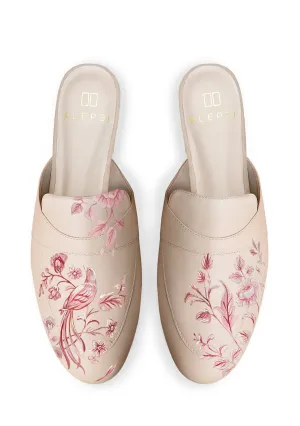 Effortless Foot Comfort Eden Garden Beige Mule