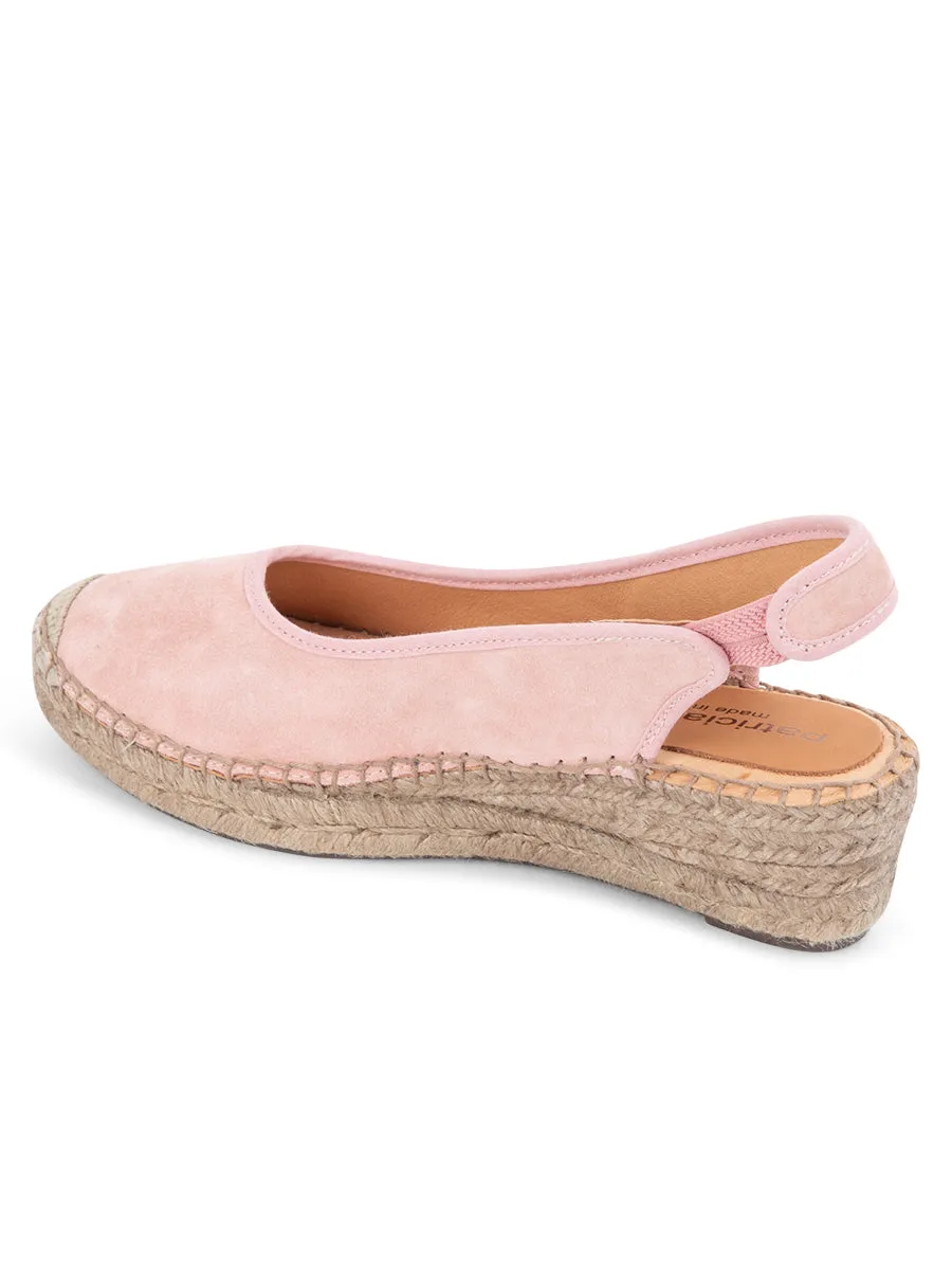Bold colors Flat Walk Valencia Closed Toe Slingback Espadrille